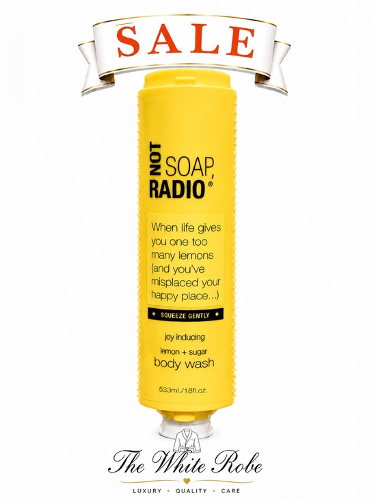 Not Soap Radio Other - NOT SOAP, RADIO Lemon + Sugar Body Wash JUMBO Size bottle 18 fl.oz